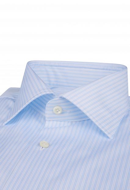 Stenströms Fitted Body Lt Blue Stripe